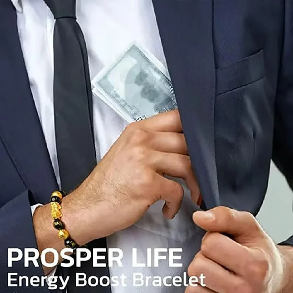 Black Obsidian Pixiu Beaded Bracelet – Feng Shui Inspired Stone Jewelry