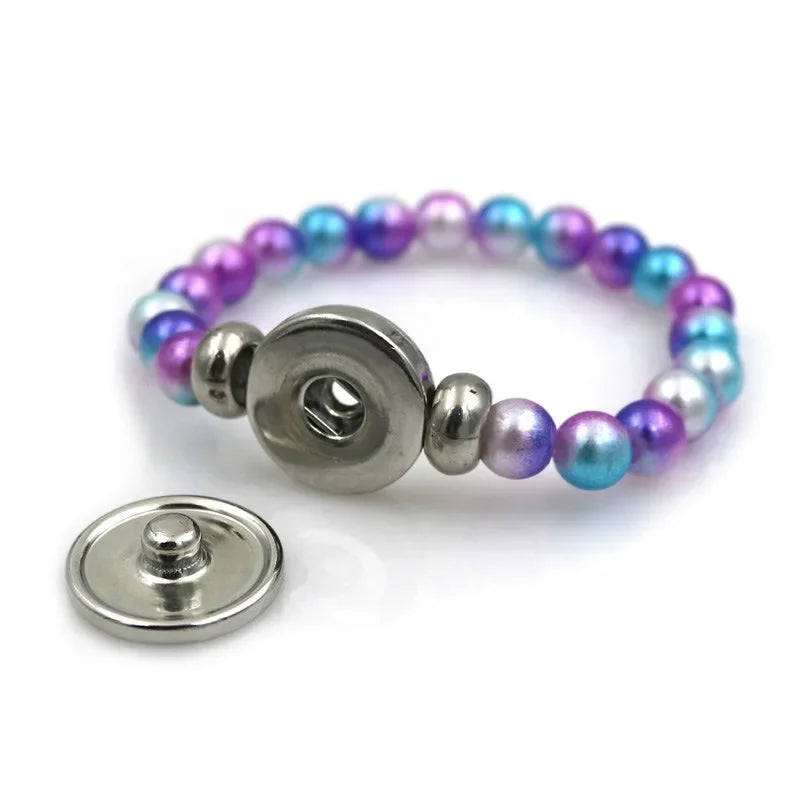 Demon Hunters Cartoon Beaded Bracelet for Girls – Cute Kids Jewelry Gift