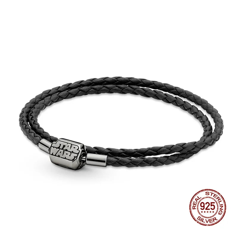 925 Sterling Silver Disney Snake Chain Bracelet for Women with Zircon