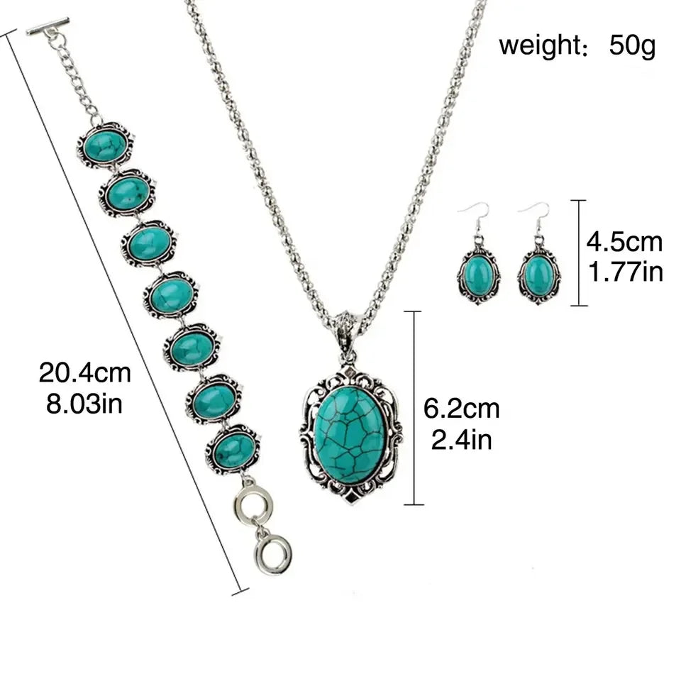 Vintage Turquoise Set
