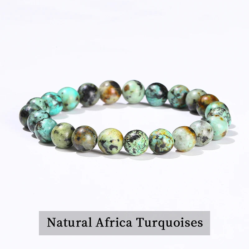 Natural Stone Beaded Bracelet – Amethyst, Tiger Eye, Quartz & Agate Strand
