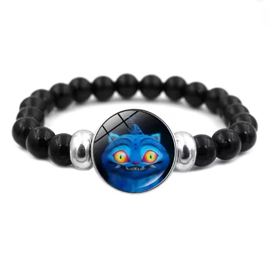Demon Hunters Cartoon Beaded Bracelet for Girls – Cute Kids Jewelry Gift