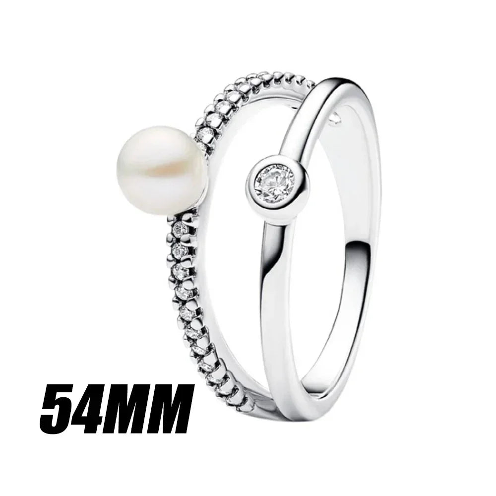 925 Sterling Silver Freshwater Pearl Jewelry Set – Necklace, Earrings & Ring for Women